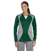 Russell Athletic Women's Dark Green/Steel Tech Fleece Full-Zip Cadet
