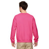 Gildan Unisex Safety Pink Heavy Blend 50/50 Fleece Crew