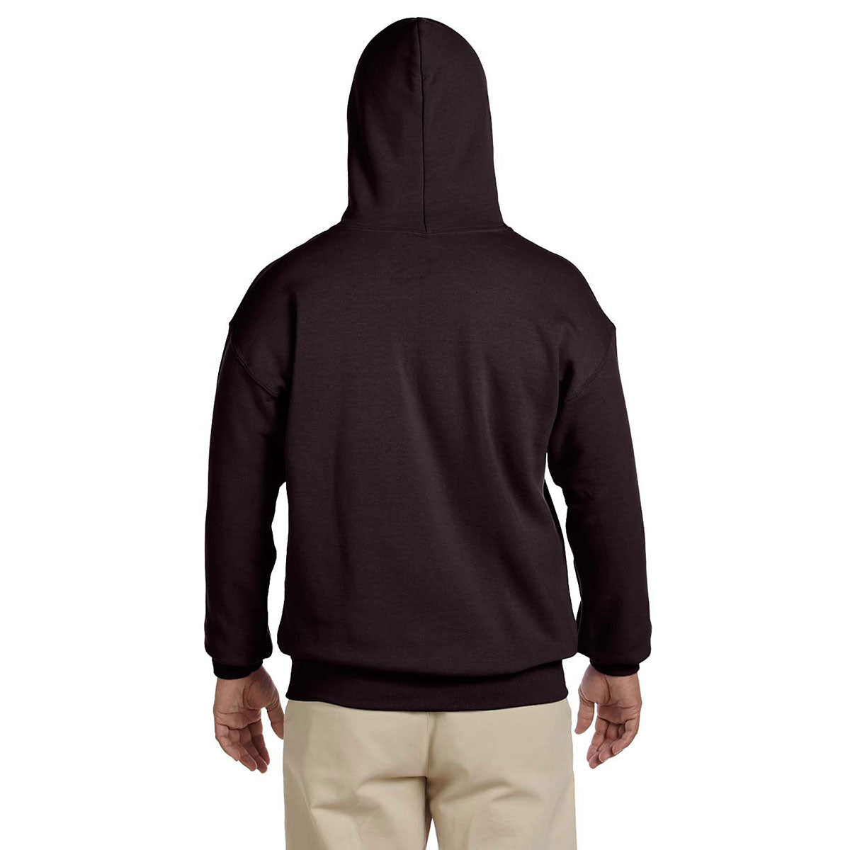 Gildan Men's Heavy Blend Pullover Hooded Sweatshirt, Dark Chocolate, X-Large