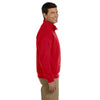 Gildan Men's Red Heavy Blend 8 oz. Vintage Cadet Collar Sweatshirt