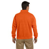 Gildan Men's Orange Heavy Blend 8 oz. Vintage Cadet Collar Sweatshirt