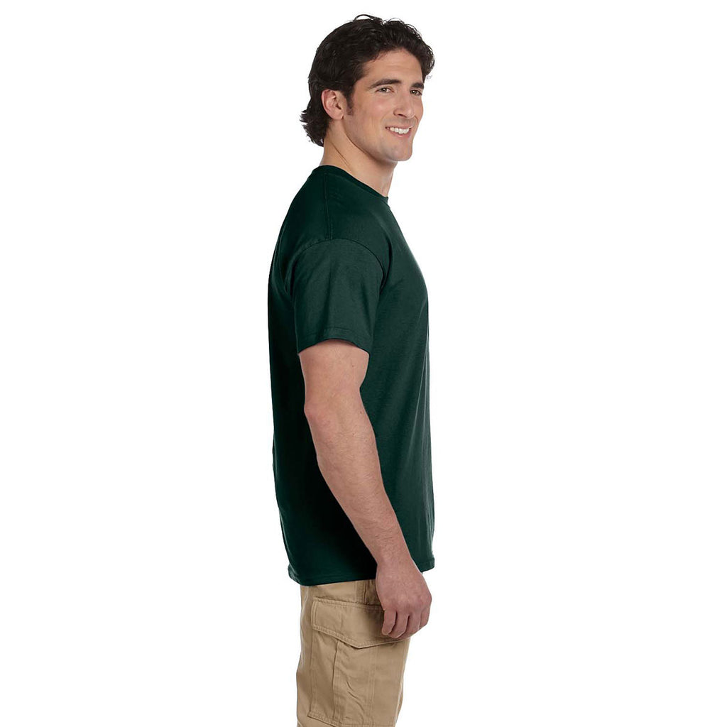 Gildan Men's Forest Green Ultra Cotton 6 oz. T-Shirt
