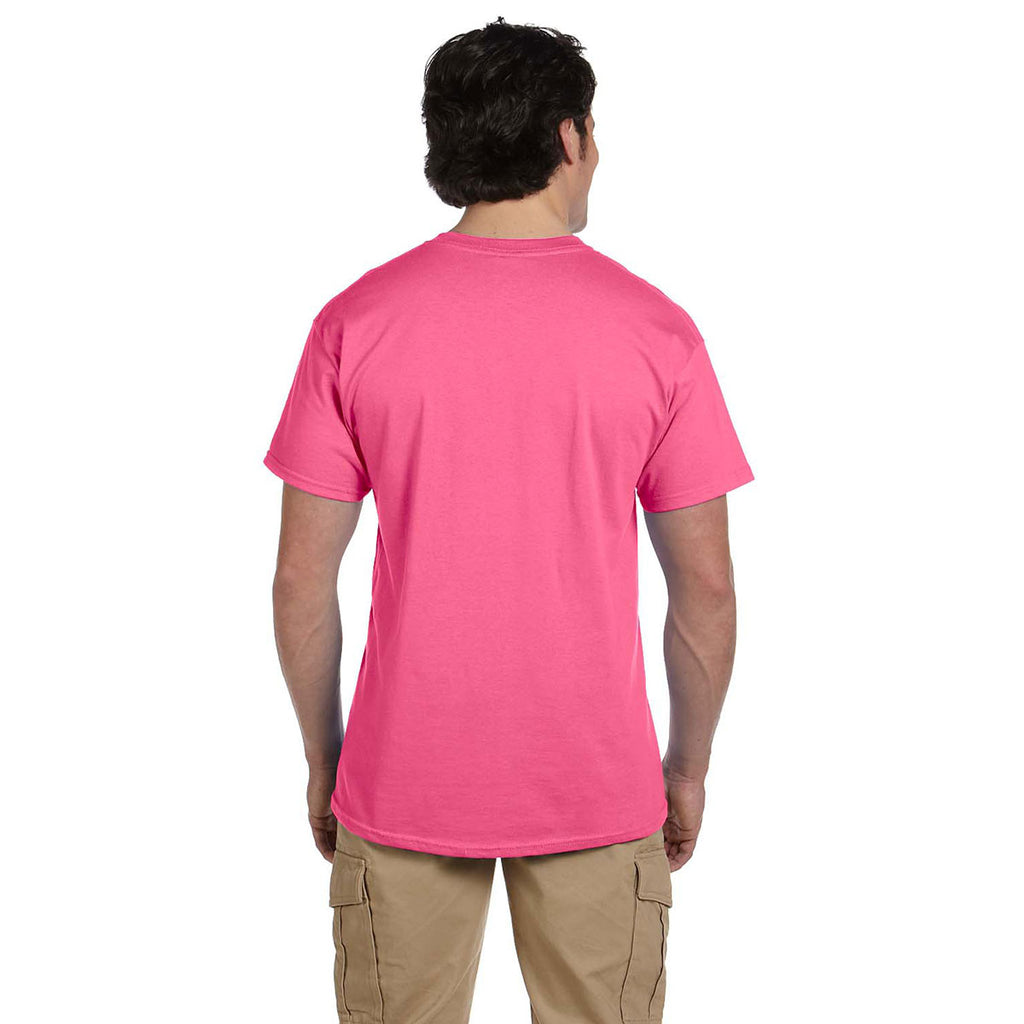 Gildan Men's Safety Pink Ultra Cotton 6 oz. T-Shirt