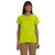 Gildan Women's Safety Green Ultra Cotton 6 oz. T-Shirt