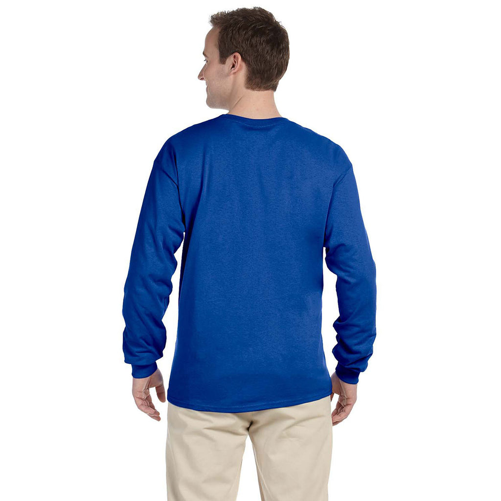 Gildan Men's Royal Ultra Cotton Long Sleeve T-Shirt
