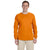 Gildan Men's Safety Orange Ultra Cotton Long Sleeve T-Shirt