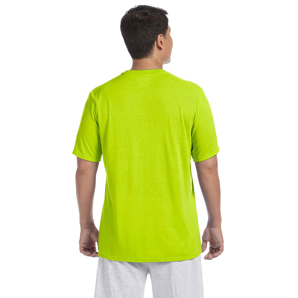 Gildan Men's Safety Green Performance T-Shirt