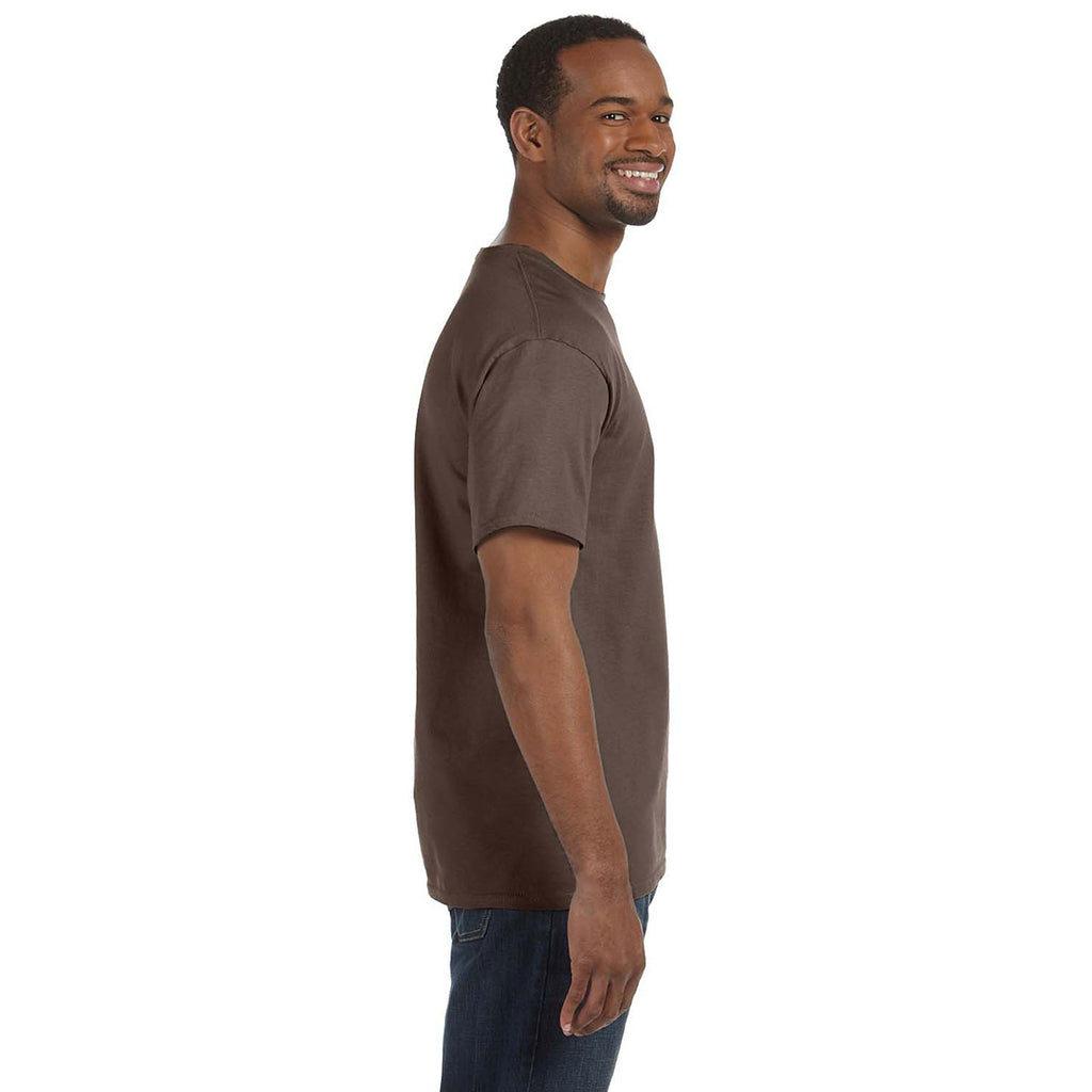 Gildan Men's Brown Savana 5.3 oz. T-Shirt
