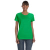 Gildan Women's Electric Green 5.3 oz. T-Shirt