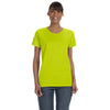 Gildan Women's Safety Green 5.3 oz. T-Shirt