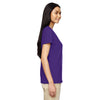 Gildan Women's Purple 5.3 oz. V-Neck T-Shirt