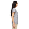 Gildan Women's Sport Grey 5.3 oz. V-Neck T-Shirt