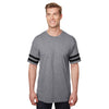 Gildan Men's Graphite Heather/Black Heavy Cotton Victory T-Shirt