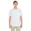 Gildan Men's White Heavy Cotton 5.3 oz. Pocket T-Shirt