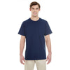 Gildan Men's Navy Heavy Cotton 5.3 oz. Pocket T-Shirt