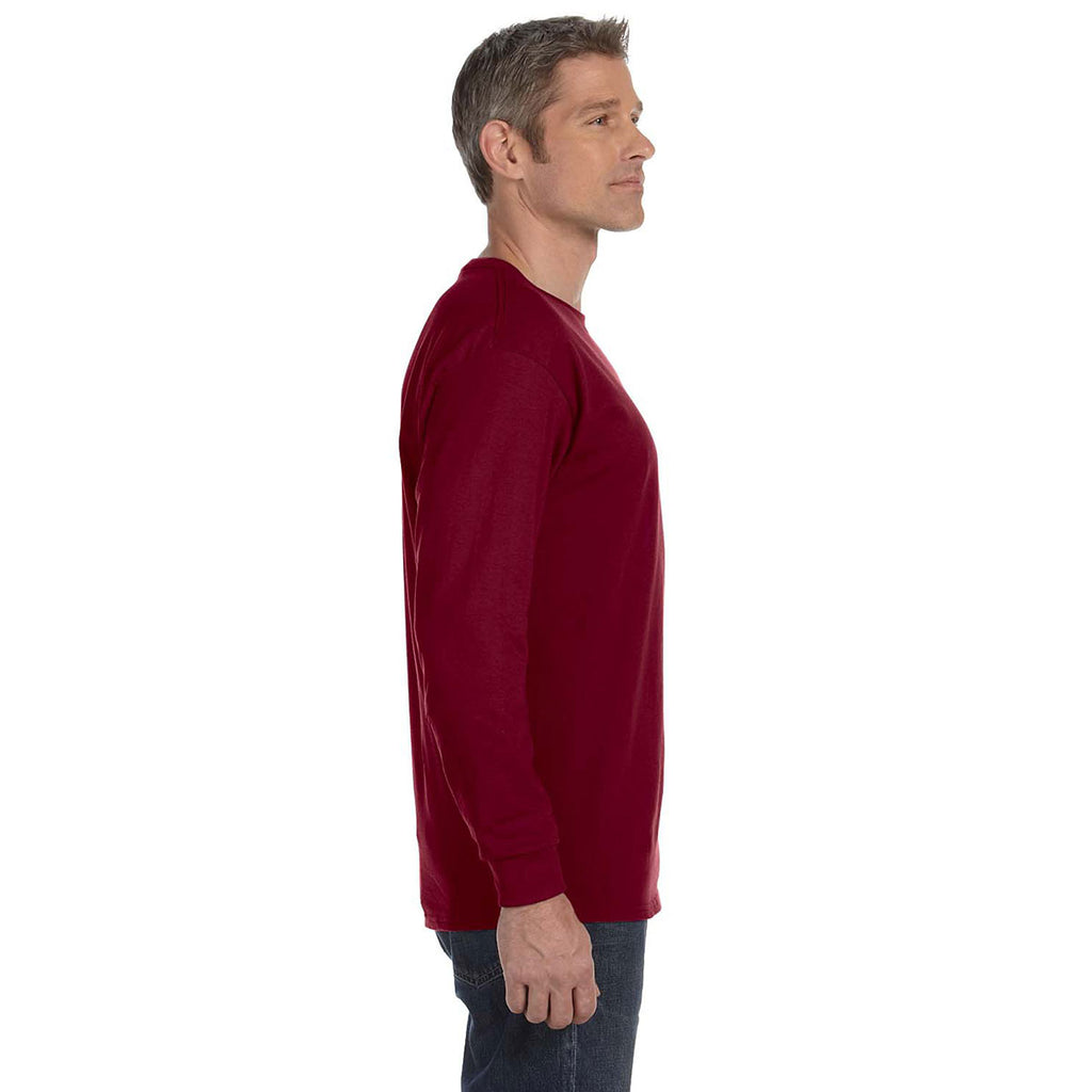Gildan Men's Garnet 5.3 oz. Long Sleeve T-Shirt