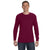 Gildan Men's Maroon 5.3 oz. Long Sleeve T-Shirt