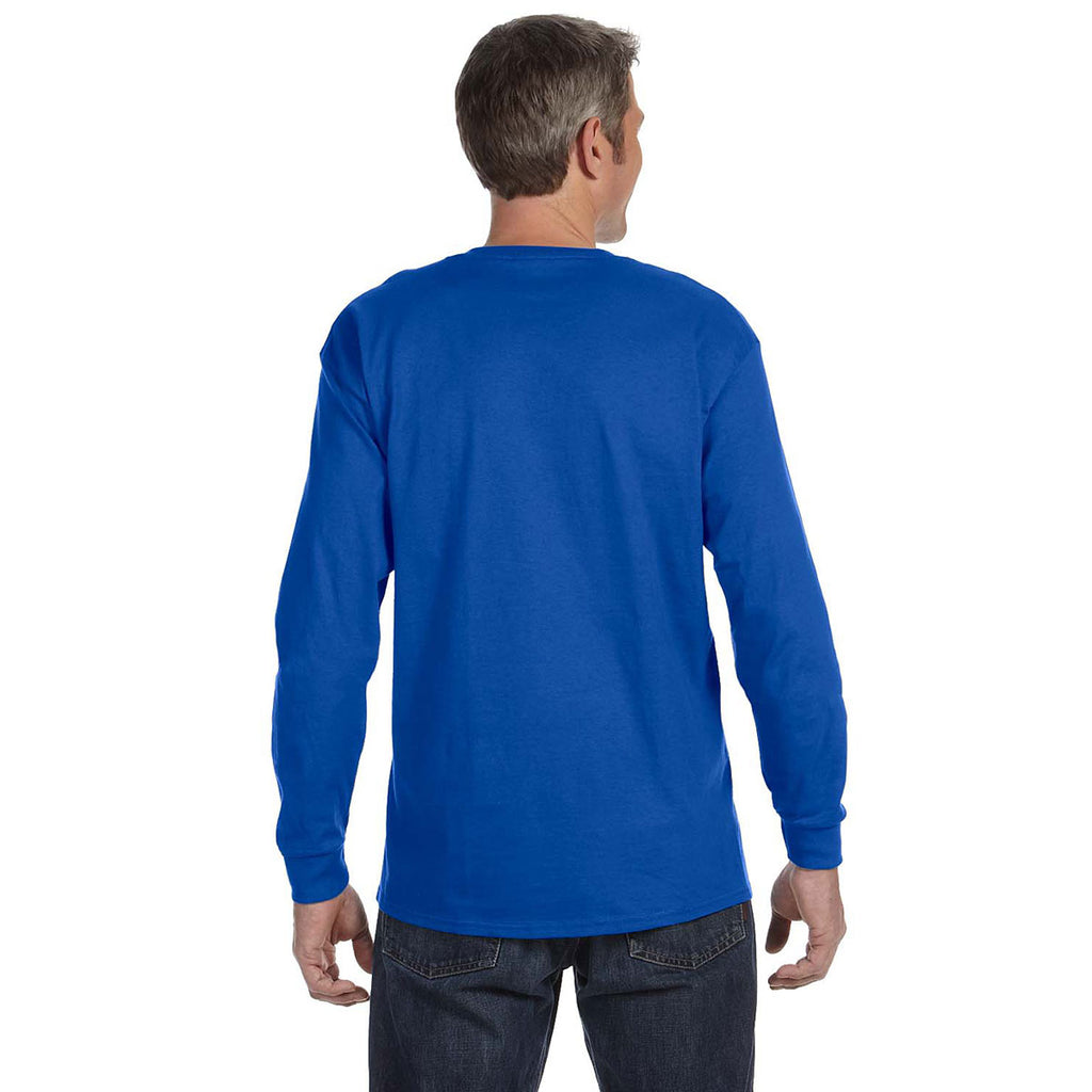Gildan Men's Royal 5.3 oz. Long Sleeve T-Shirt