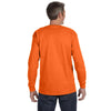 Gildan Men's Safety Orange 5.3 oz. Long Sleeve T-Shirt