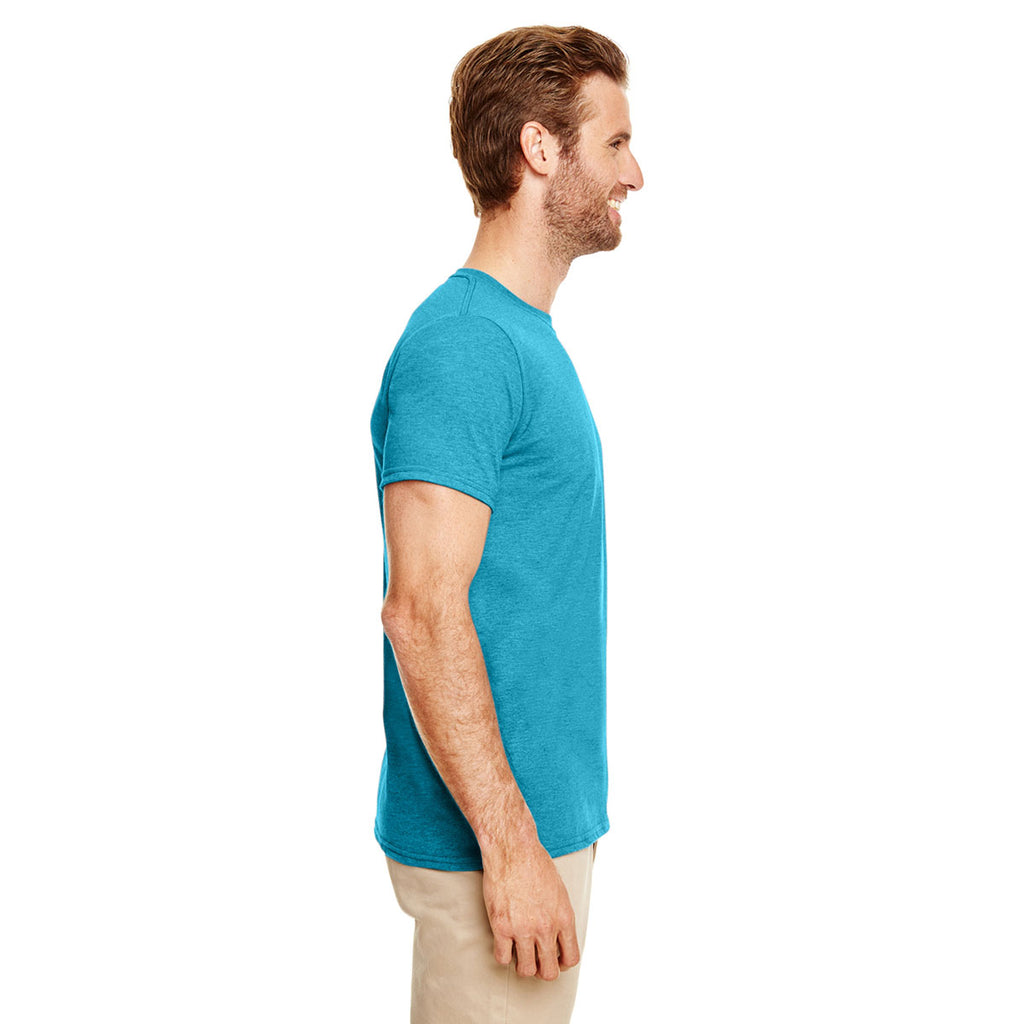 Gildan Men's Heather Galopagos Blue Softstyle 4.5 oz. T-Shirt