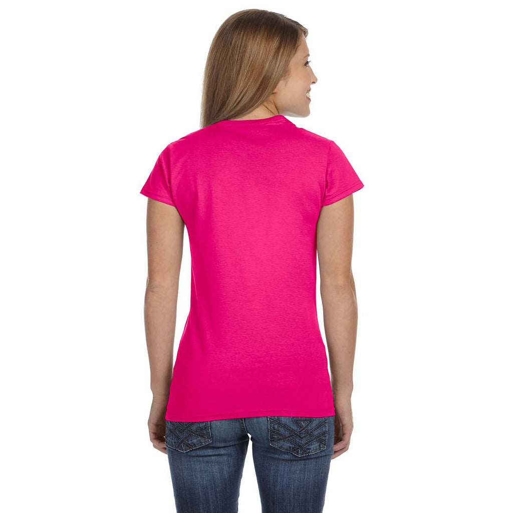 Gildan Women's Antique Heliconia Softstyle 4.5 oz. Fitted T-Shirt