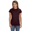 Gildan Women's Dark Chocolate Softstyle 4.5 oz. Fitted T-Shirt
