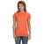 Gildan Women's Heather Orange Softstyle 4.5 oz. Fitted T-Shirt