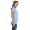 Gildan Women's Light Blue Softstyle 4.5 oz. Fitted T-Shirt