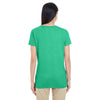 Gildan Women's Heather Irish Green Softstyle 4.5 oz. Deep Scoop T-Shirt