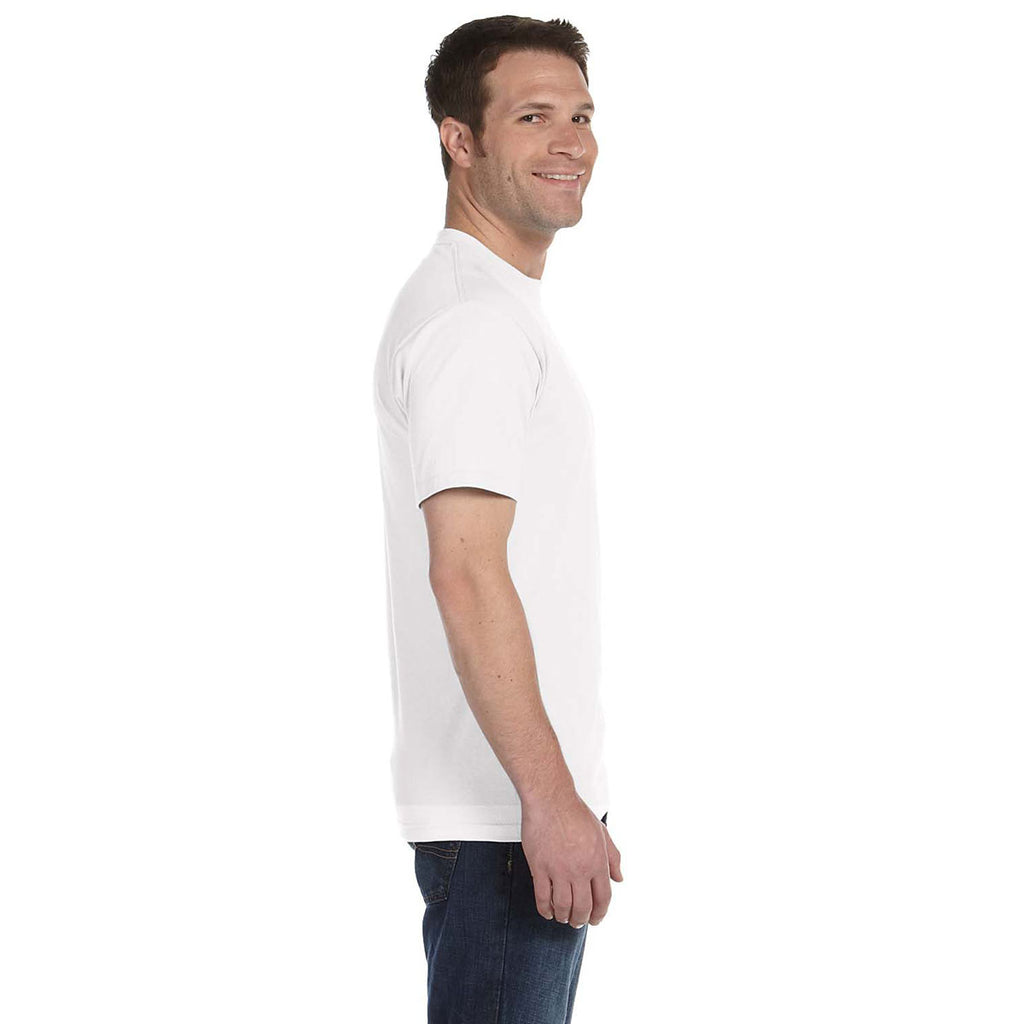 Gildan Unisex White 5.5 oz. 50/50 T-Shirt