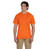 Gildan Men's Safety Orange 5.5 oz. 50/50 Pocket T-Shirt