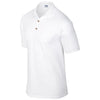 Gildan Men's White 6 oz. 50/50 Jersey Polo