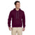 Gildan Unisex Maroon Premium Cotton Ringspun Hooded Sweatshirt
