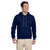 Gildan Unisex Navy Premium Cotton Ringspun Hooded Sweatshirt