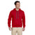 Gildan Unisex Red Premium Cotton Ringspun Hooded Sweatshirt