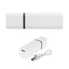 Logomark White Delta Mobile Power Bank and Wall Charger