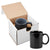 Primeline Black 11 oz Basic C Handle Ceramic Mug in Individual Mailer