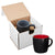 Primeline Black-Red 12 oz Riviera Ceramic Mug in Individual Mailer