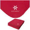 Logomark Red Brookwater Fleece Blanket