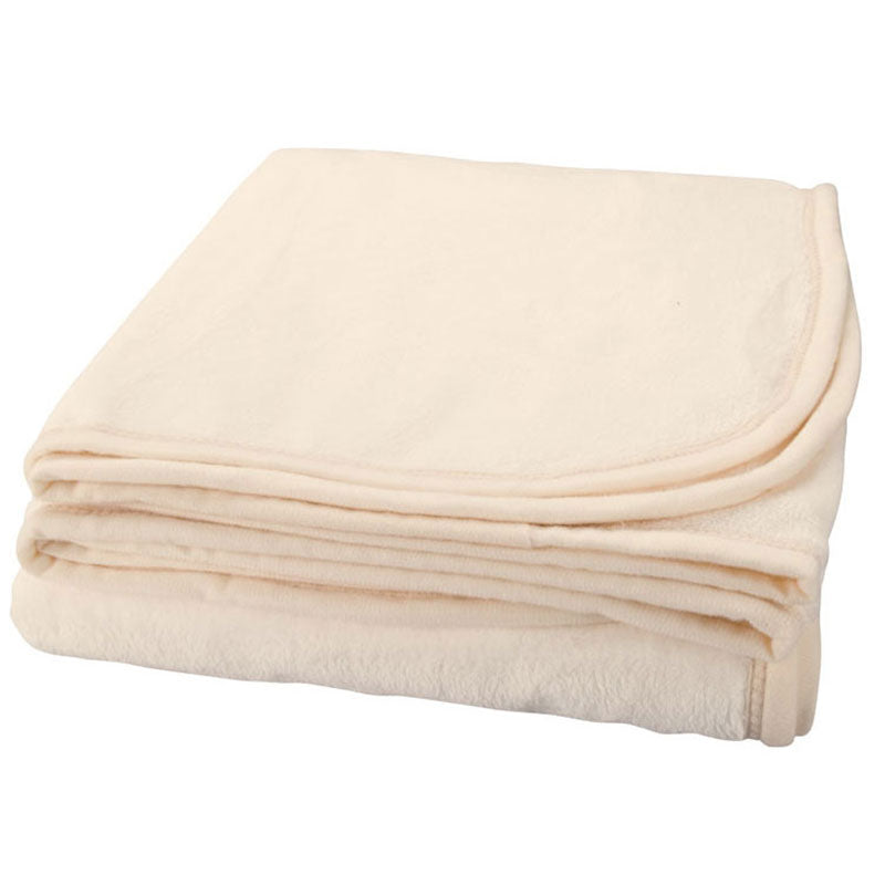 Logomark Cream Brookshire Micro-Plush Blanket