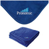 Logomark Blue Brookshire Micro-Plush Blanket