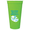 Bullet Lime Green Solid 24oz Stadium Cup