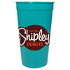Bullet Teal Solid 32oz Stadium Cup