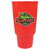 Bullet Red Solid 32oz Stadium Car Cup
