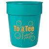 Bullet Teal Fluted 16oz Stadium Cup