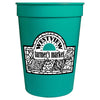 Bullet Teal Solid 12oz Stadium Cup