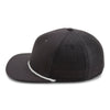 Paramount Apparel Charcoal/White Foam Front Mesh Back Rope Cap