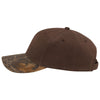 Paramount Apparel Dark Brown/Realtree Max-5 Brushed Cotton Twill and Camo Cap