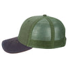 Paramount Apparel Earth Olive Washed Twill and Waxcloth Cap
