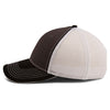 Paramount Apparel Charcoal/Black/White Piped Fine Mesh Cap